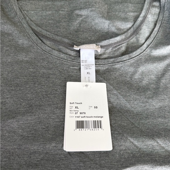 Hanro Gray Tank Tops XL - Picture 2 of 3